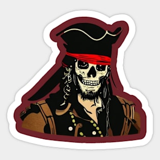 Illustration pirate Sticker